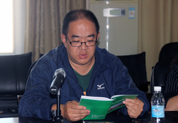 孙云海主任对学生管理制度的主要变化进行说明